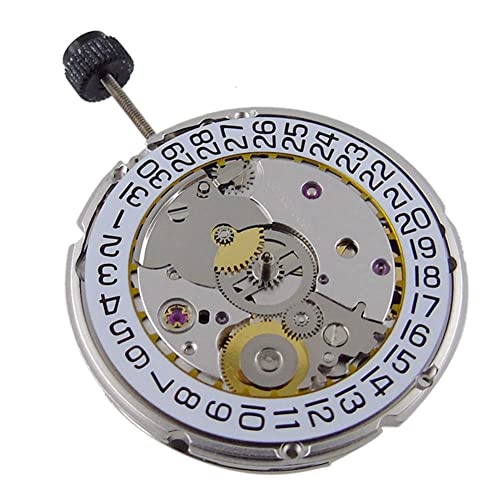 Monumen PT5000 Automatisches mechanisches Uhrwerk, 28800 Bph, Datumsanzeige, Clone 2824, 25 Juwelen, 25,6 mm Durchmesser