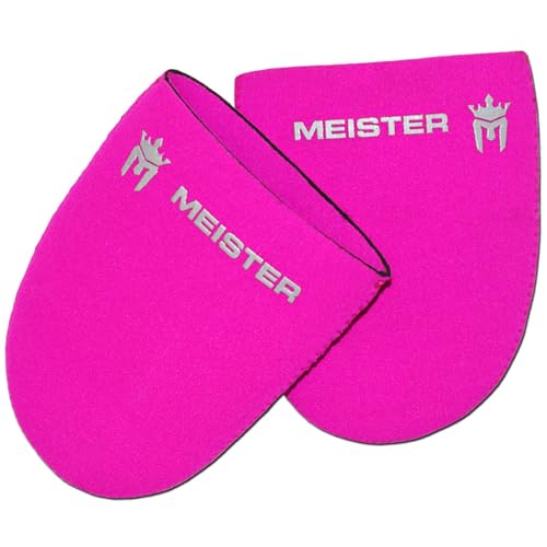 Meister 2.5mm Thermal Neoprene Toe Warmer Booties for Cycling, Running, Hiking & Ice Baths (Pair) - Pink