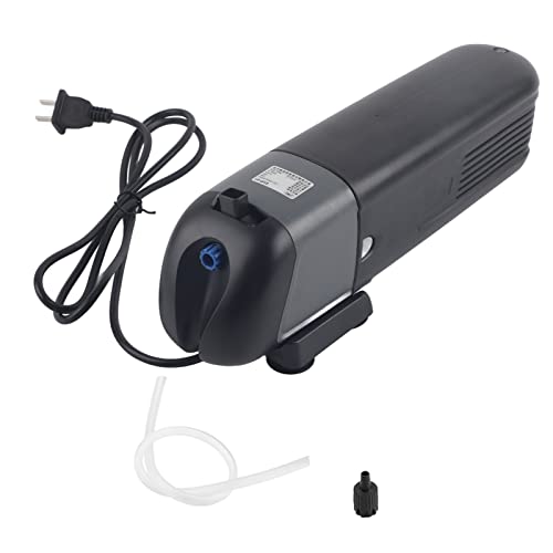 Hffheer Aquarium-Innenfilter Einstellbarer interner Aquariumfilter Sterilisator-Pumpenfilter für Aquarium-Aquarium-Wasserfilterung 220-240V(9W)