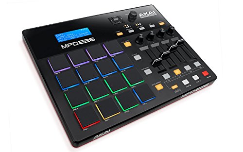 AKAI Professional MPD226,  USB MIDI Controller mit 16 MPC Pads, Regler frei zuweisbaren Parametern und Software Paket