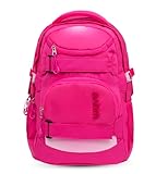 Wave Infinity Grün Schulrucksack mit Laptopfach Tabletfach/Brustgurt Hüftgurt / 43 x 31 x 22 cm / 30 Liter/Mädchen/Rucksack Daypack (338-72/A Ombre Light Pink)