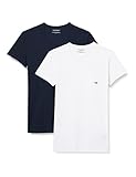 Emporio Armani Men's T-Shirts (2er Pack), Mehrfarbig E