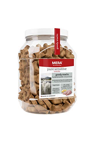 MERA Pure Sensitive Goody Snack Truthahn & Kartoffel Hundeleckerlies - 6er Pack, 3.6 kg