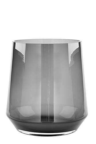 Fink 115286 Linea Vase/Windlicht grau 22 x 21 cm (1 Stück)