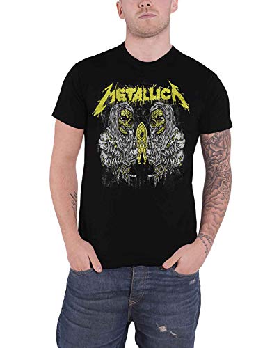 Metallica T Shirt Sanitarium Band Logo Nue offiziell Herren Schwarz M