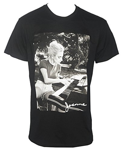 Lady Gaga Joanne Piano Schwarz T-Shirt - Schwarz - Mittel