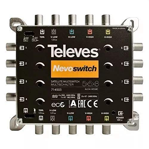 Televes MS58C Multischalter"NEVO" schwarz