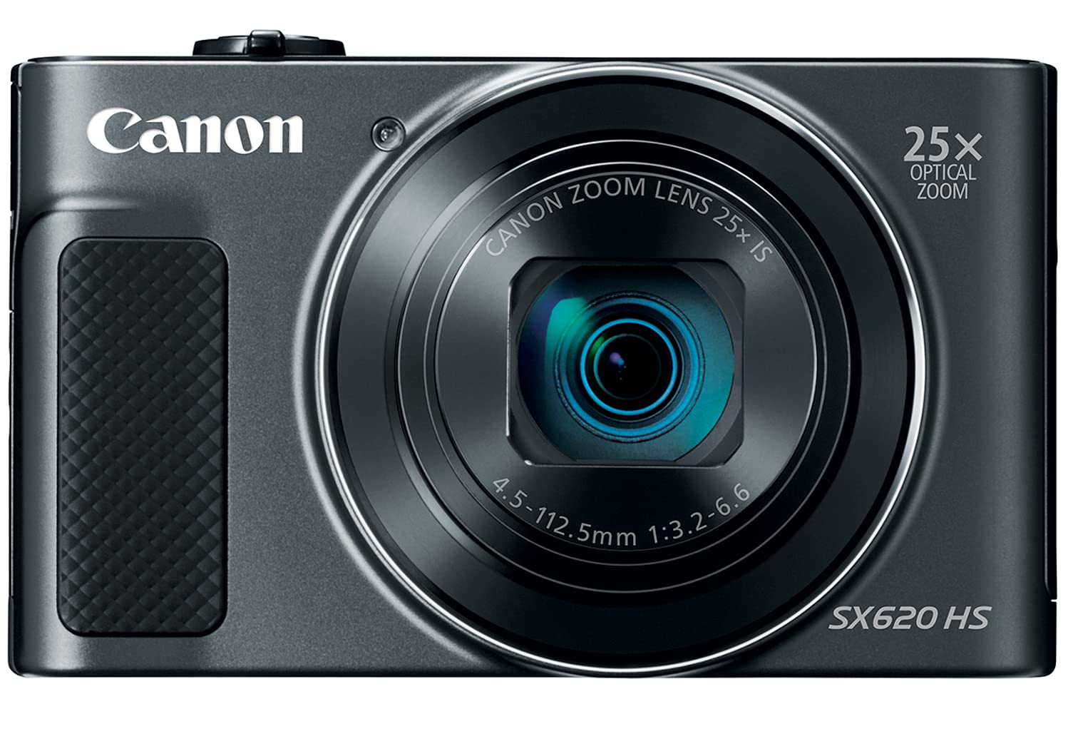 Canon PowerShot SX620 HS Digitalkamera (20,2 MP, 25-fach optischer Zoom, 50-fach ZoomPlus, 7,5cm (3 Zoll) Display, CMOS-Sensor; DIGIC4+, optischer Bildstabilisator, WLAN, NFC, HDMI) Kamera schwarz