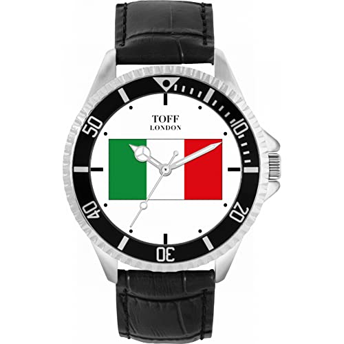 Toff London Italien-Flaggen-Uhr