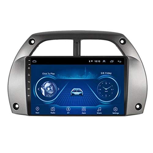 9 Zoll Fahrzeug Multimedia Player Autoradio Android 8.1 Navigation für Toyota RAV4 2001-2006 mit Canbus Decoder/Rückfahrkamera Unterstützt Android/iOS Mirror Link