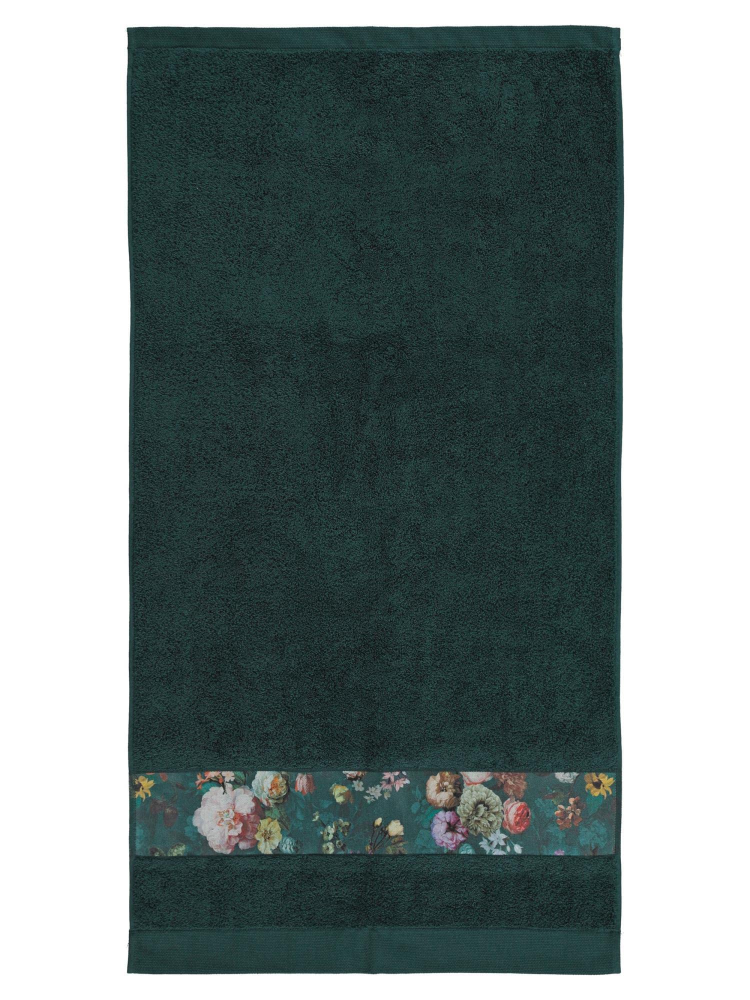 ESSENZA Handtuch Fleur dunkelgrün 60x110 cm
