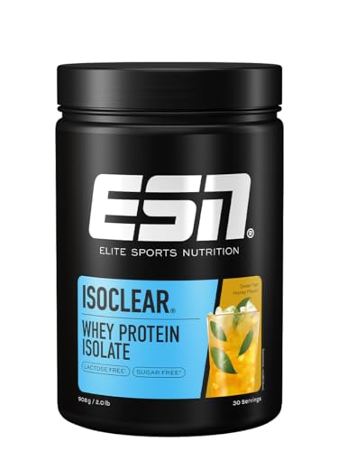 ESN ISOCLEAR Whey Isolate Protein Pulver, Green Tea Honey, 908 g, Clear Whey