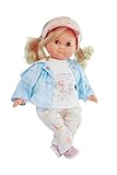 Schildkröt Puppe Schlummerle Gr. 32 cm (kämmbare Blonde Haare, Blaue Schlafaugen, Baby Puppe inkl. Kleidung im Segel-Look) 2032151