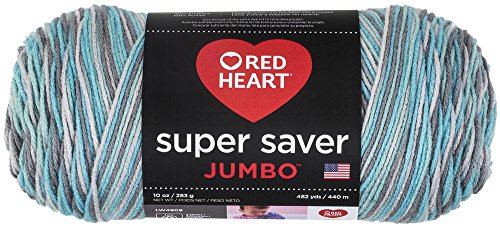 Red Heart „Super Saver Jumbo“ Strickgarn, 073650013508, Papier, Mehrfarbig, 0.1 x 0.1 x 0.1 cm