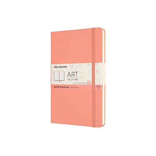 Moleskine - Art Notebook, Zeichenheft, Größe 13x21 cm, Farbe Coral Pink