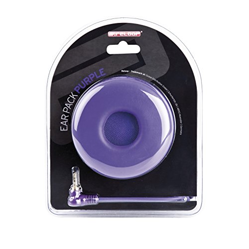 Reloop Ear Pack Purple - Spiralkabel, Satz Ohrpolster mit kleiner Aussparung für komfortables Tragen
