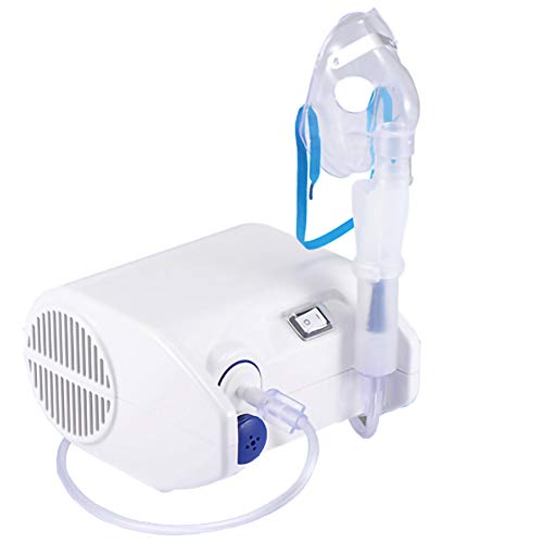 Wh Compressor Vernebler,Persönlicher Kompressor Cool Mist Inhalator Cool Mist Inhalator Kompressor System Atmung Behandlung Maschine für Kinder und Erwachsene/Als zeigen / 17.5x15.8x10cm