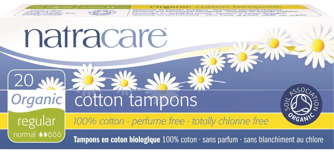 Natracare Certified Organic Tampons Non Applicator Regular, 20 Each - 6 Pack by NATRACARE