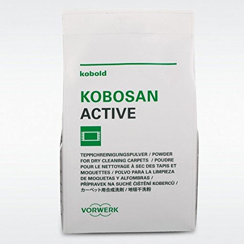 Kobosan Active, Teppichreiniger-Pulver, Originalprodukt von Vorwerk, 5 Beutel mit 500 gr