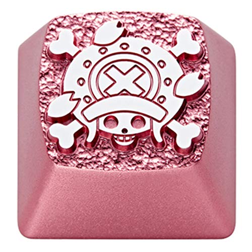 Zomoplus Custom Anime Keycap, 1 Stück Tastenkappe für mechanische Tastatur, Anime-Flaggen-Tastenkappe, geeignet für Cherry Gateron mechanische Schalter, ESC Key Keycap (Pink)