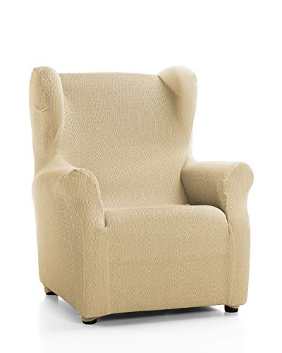 Martina Home Schutzhülle aus elastischem Sessel Modell Tunez Bezug für Ohrensessel 33x42x8 cm beige