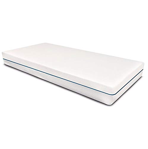Duermete Gelenk-Matratze, viskoelastisch, für Bett geeignet, Weiß, 140 x 200 cm