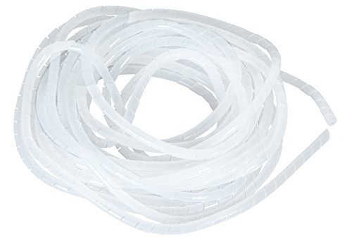 Flexible-Kabelspirale Spiralschlauch Kabelschlauch - Bündelbereich Ø 12-75 mm Länge 10 m Farblos Transparent KLAR