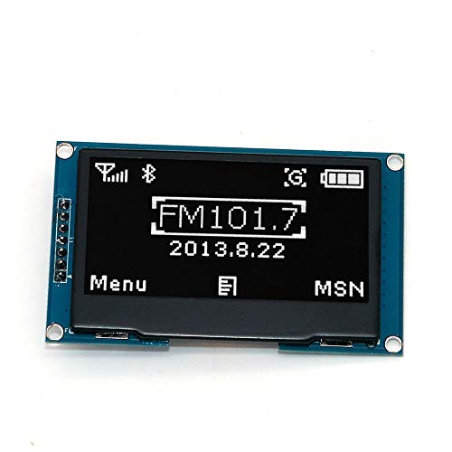 Fasizi 2,4 Zoll 128 x 64 OLED Display Modul IIC I2C serielle Peripherieschnittstelle für R3 - weiße Schrift