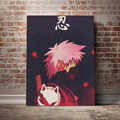 104Tdfc XXL Unframed 1 Panel Canvas Prints Kakashi Hatake Anime Painting Picture 1 Part Panels Pictures on Canvas Wall Art Modular Wallpapers Home Decor Mural Hd Print Poster