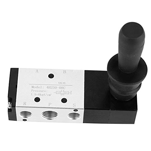 5 - Wege - 3 - Wege - Pneumatik - Handhebelventil G1/4"Einlass - Magnetventil aus Aluminiumlegierung Manuelle Steuerung Push - Pull - Ventile(4H230-08)
