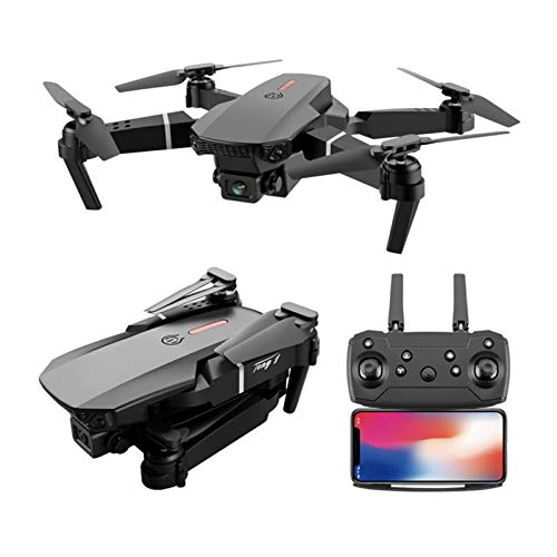 XIUNIA E88 Pro Drone Hohe-Definition Dual Kamera Drone 4K/1080P/720P Faltbare WiFi FPV Drone 6-Achse Steuerung 3-Ebene Geschwindigkeit Schalt GPS-Ortung 360 ° Rollingdrones Und Kameras
