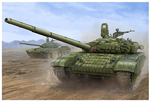 Trumpeter 750925 Russian T-72B/B1 (w reactiv Armor) 1/16 T72B/B1 MBT mit Kontakt-1" Modellbausatz, verschieden