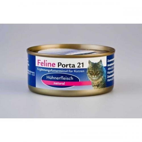 24 x Feline Porta21 Dose Multipack 156g, Nassfutter, Katzenfutter