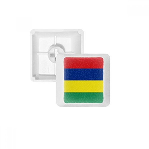 Mauritius Nationalflagge Afrika Land PBT Tastenkappen für mechanische Tastatur, Weiß OEM ohne Markierung Mehrfarbig Mehrfarbig R4