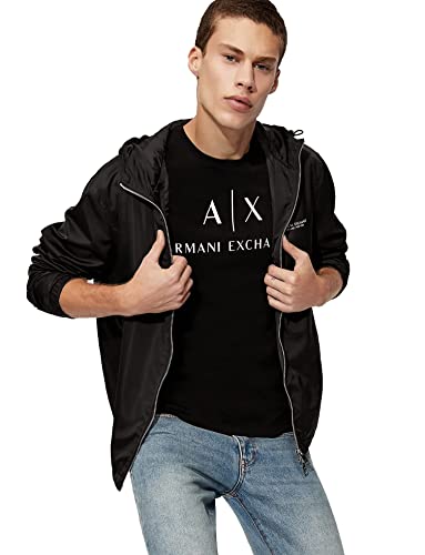 Armani Exchange Herren 8NZTCJ T-Shirt, Schwarz (Black 1200), Medium