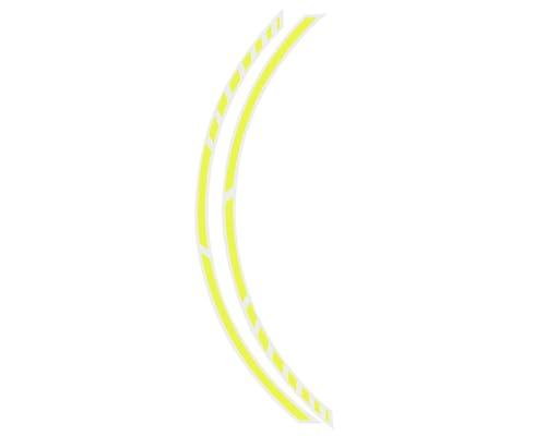 Foliatec PIN-Striping 'Racing' Felgendesign Neon-Gelb - Breite = 7mm: 14x 41cm,Neon Gelb