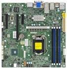 SUPERMICRO X12SCZ-TLN4F - Motherboard - micro ATX - LGA1200-Sockel - W480 - USB 3.2 Gen 2 - 2 x 10 Gigabit LAN, 2 x Gigabit LAN - Onboard-Grafik - HD Audio