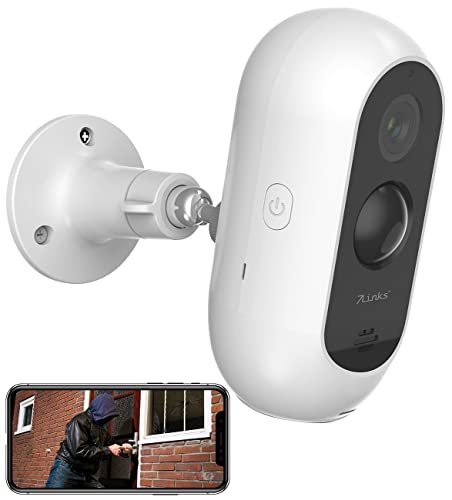 7links Outdoor Kamera: Akku-Outdoor-IP-Überwachungskamera, Full HD, WLAN & App, IP65 (Akku Überwachungskamera aussen)