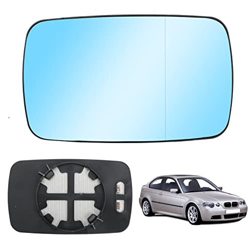 Spiegelglas Ersatz für BMW 3er Cabriolet E46/Coupe E46, Außenspiegel Glas Asphärisch Ersatz für BMW 7 Series E65/E66/E67, Verstellbar Geeignet Umkehrlinse Rückfahrglas Spiegel (1L)