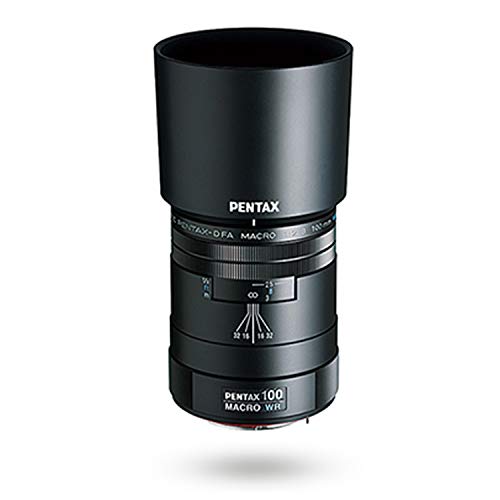 Pentax SMC-D FA 100mm / f2,8 WR Objektiv (Macro Tele, wasserdicht, 49mm Filtergewinde) schwarz