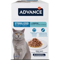 Advance Feline Sterilized Kabeljau - 24 x 85 g