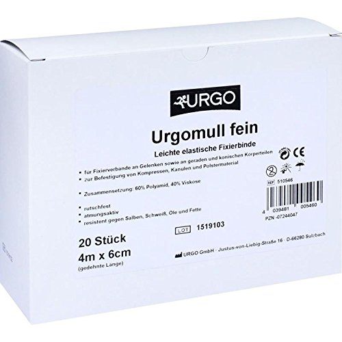 URGOMULL fein 6 cmx4 m 20 St