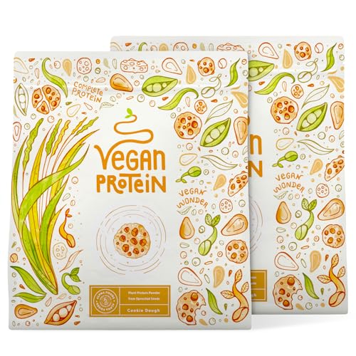 Vegan Protein - Cookie Dough - 2x600g - neue Rezeptur