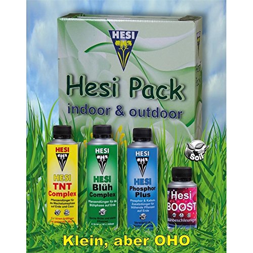 HESI indoor & outdoor Pack-inkl. PIPETTE-mini Starter Kit Starterbox Erde Dünger Set