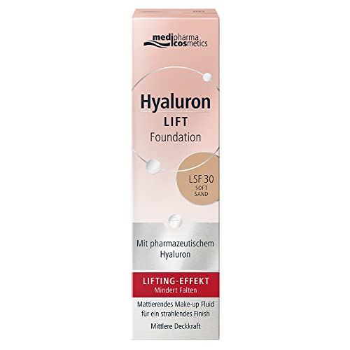 Medipharma Cosmetics Hyaluron Lift Foundation LSF 30 soft sand