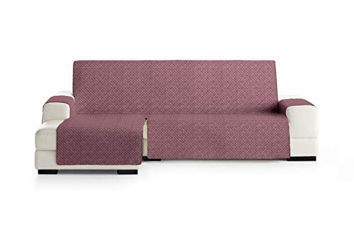 Eysa Mist Sofa überwurf, Polyester, C/8 burdeaux-grau, Chaise Longue 290 cm. Geeignet für Sofas von 300 bis 350 cm