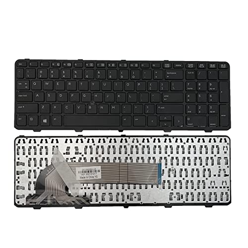 Notebook Ersatz US-Layout Tastatur für HP Probook 450 G0 450 G1 450 G2 455 G1 455 G2 Schwarz
