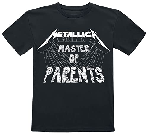 Metallica Kids - Master of Parents Unisex T-Shirt Navy 98 100% Baumwolle Band-Merch, Bands