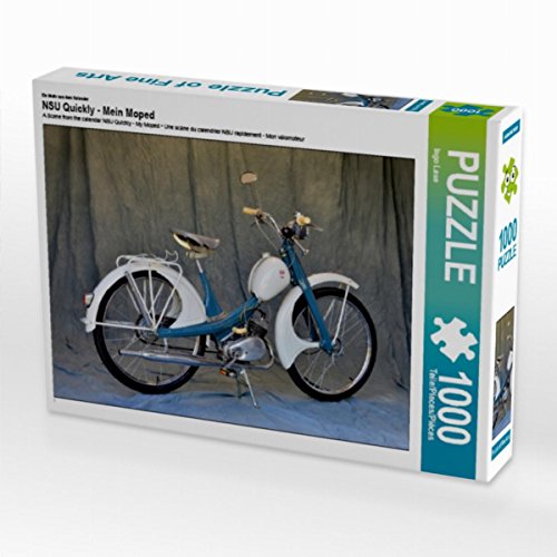 CALVENDO Puzzle NSU Quickly - Mein Moped 1000 Teile Lege-Größe 64 x 48 cm Foto-Puzzle Bild von Ingo Laue