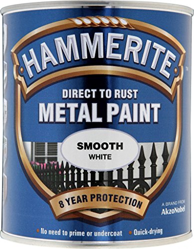 Hammerite Metal Paint Smooth 750ml White by Hammerite